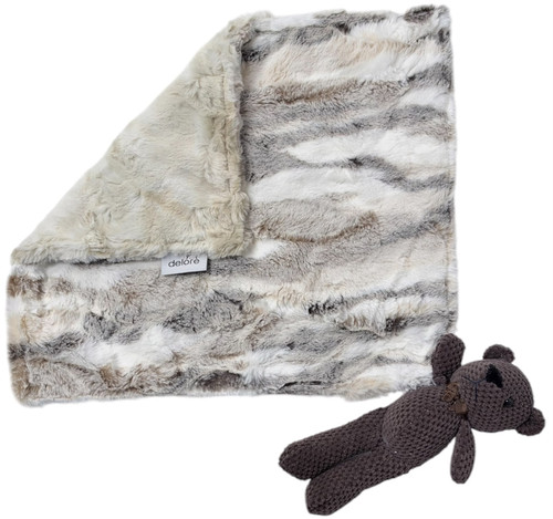 Luxe Snowy Sierra Earthy Mix/ Tie Dye Luxe Cream Lovey