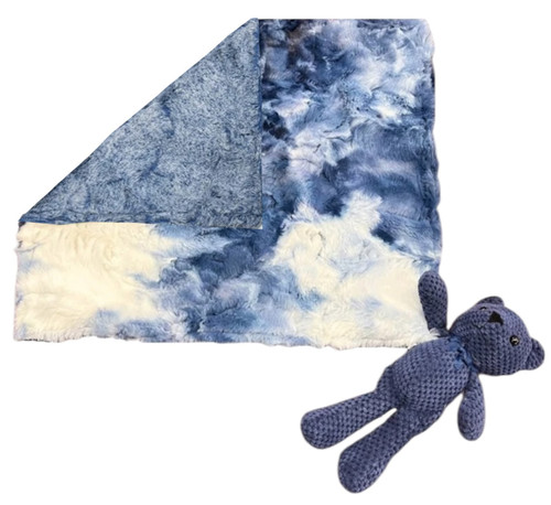 Luxe Marble Blue/Heather Luxe Stonewash Lovey