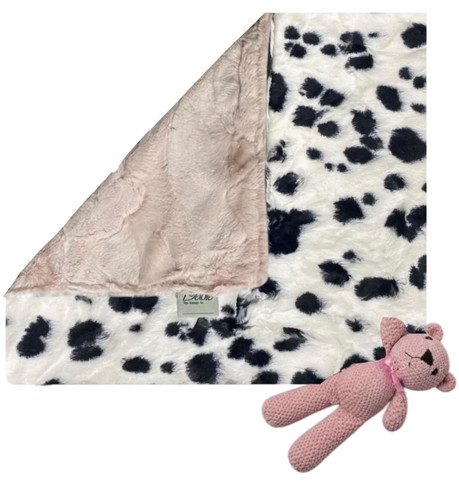 Dalmation/Luxe Ice Pink Lovey