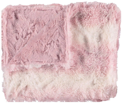 Arctic Chinchilla Rosewater / Luxe Rosewater Blanket