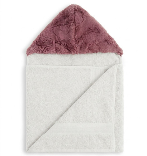 White / Luxe Wildrose Towel