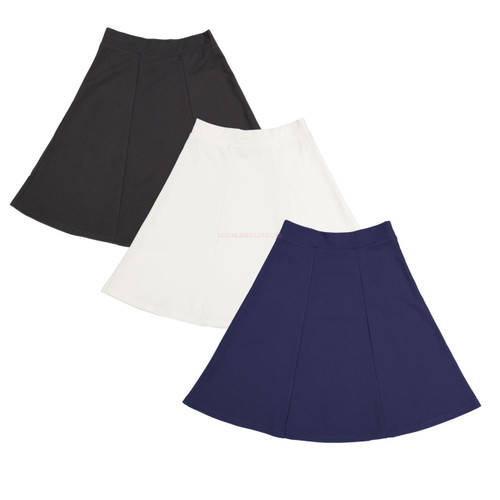 Girl's Lycra 6 Pleat Skirt
