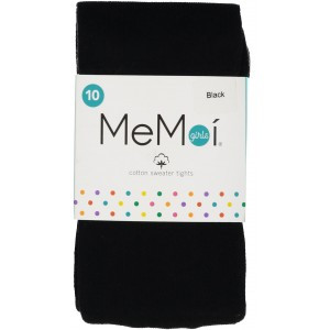 Memoi Girls Solid Flat Knit Cotton Sweater Tights
