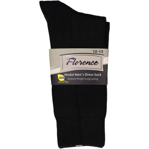 Florence Mens Ribbed Dress Socks