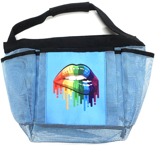 Bunk Junk Rainbow Lips Shower Caddy