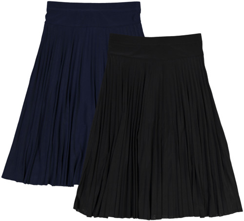 Womens Slinky 25/27 Inches Pleated Skirt