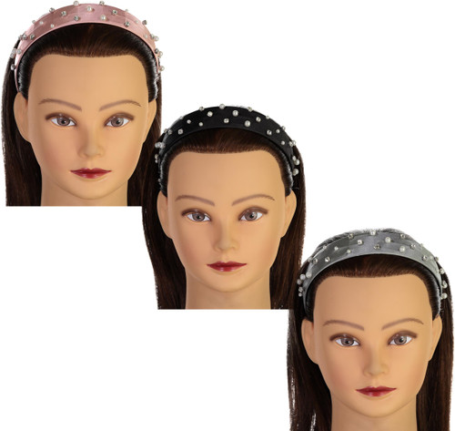 Riqki Girls Rhinestone & Pearl Headband - FH562