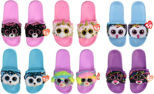 TY Girls Sequin Slippers - 95699