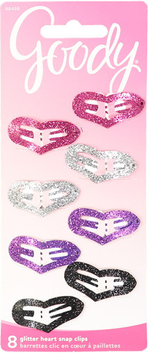 Goody Girls Glitter Heart Hair Clip - 06408