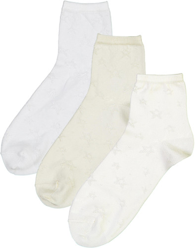 Condor Girls Ornate Star Ankle Socks - 2705/4