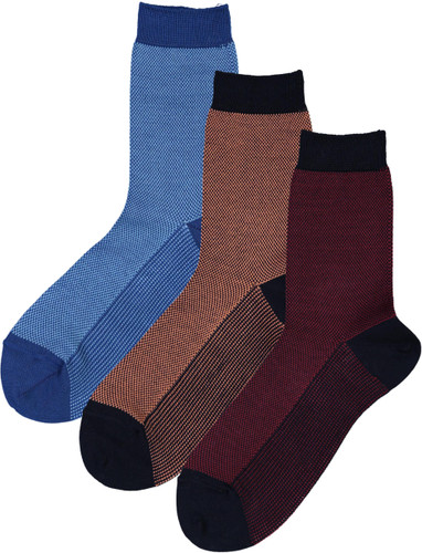 Condor Boys Pique Bicolor Ankle Socks - 2349/4