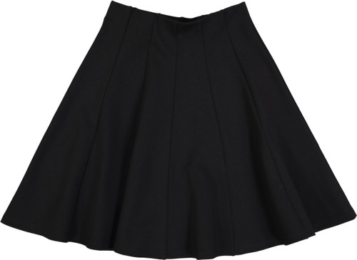 Girls Lycra 10 Panel Ponti Skirt 