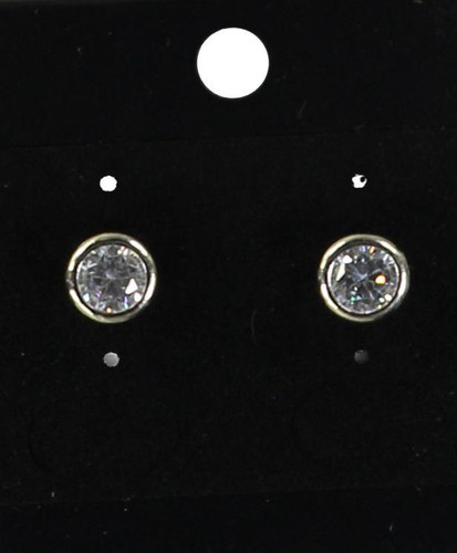 6mm Enclosed Diamond Earrings - 1EA78747