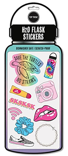 Top Trenz H20 Save the Turtles Water Bottle Stickers - STICK2-HYDRO-SAVE THE TURTLES