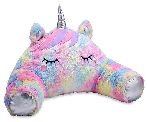 Top Trenz Fuzzy Unicorn Lounge Pillow - HUS-UNI2
