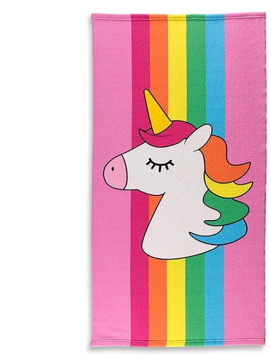 Top Trenz Unicorn Stripe Beach Towel - USTRP2