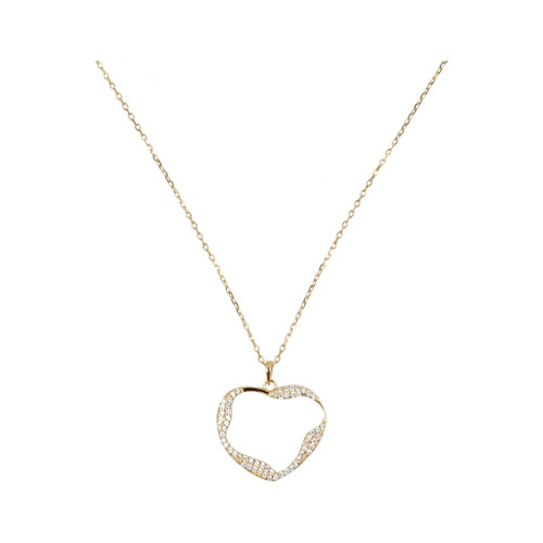 Tilyon Twist Heart Necklace - NK-3130