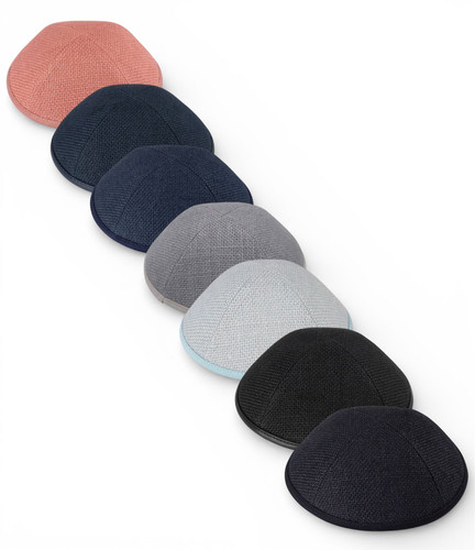 iKippah Boys Burlap Yarmulka