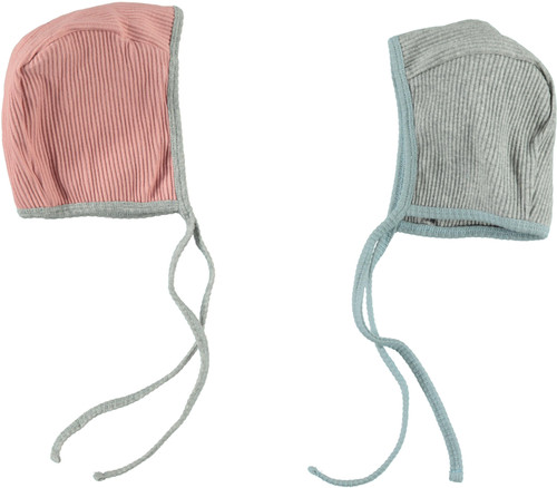 Tiny Cuddlez Ribbed Unisex Baby Bonnet - AW-0743