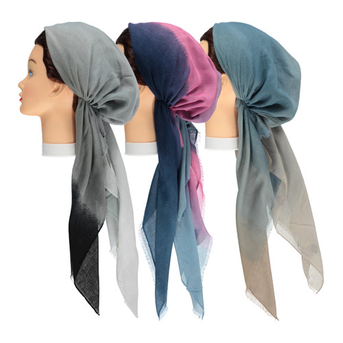 Ombre Pre-tied Headscarves