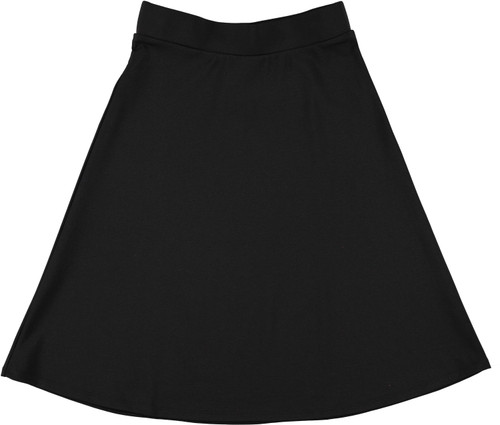 Womens 25/27 Inches Shiny Ponti A-line Skirt