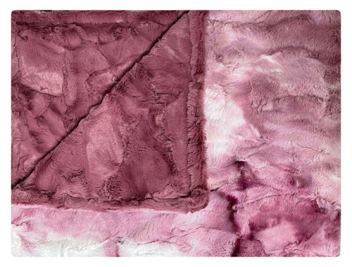 Marble Berry & Wildrose Luxe Blanket