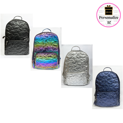 Bari Lynn Puffy Star Backpack