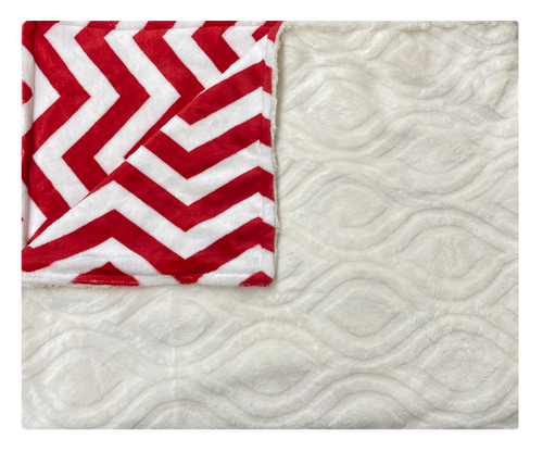 Red Chevron Blanket