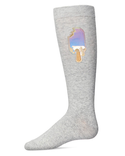 Girls Iridescent Popsicle Knee High