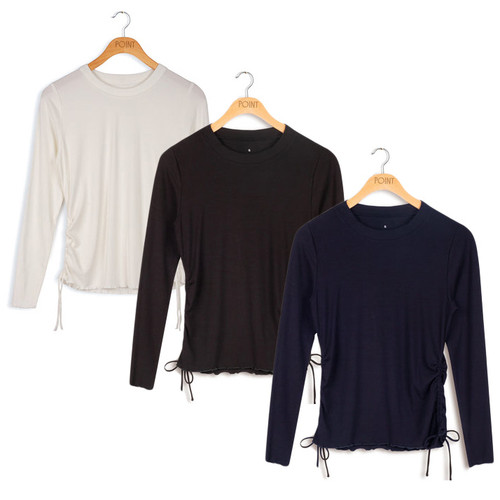 Women's/Teens L/S Crew Ruch Top