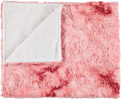 Tie Dye Luxe Rose/Solid Cream Blanket