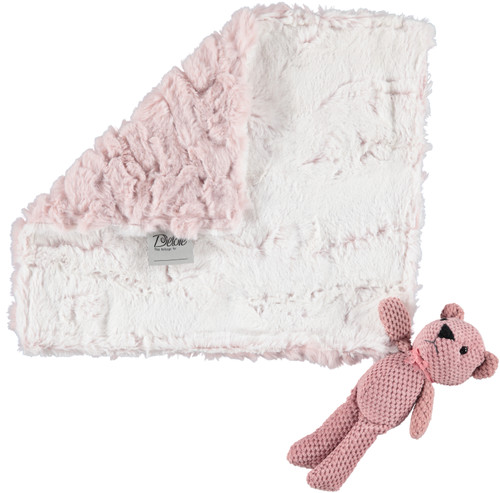 Luxe Crackle Rosewater/Luxe Cuddle Tuscany Rosewater Lovey