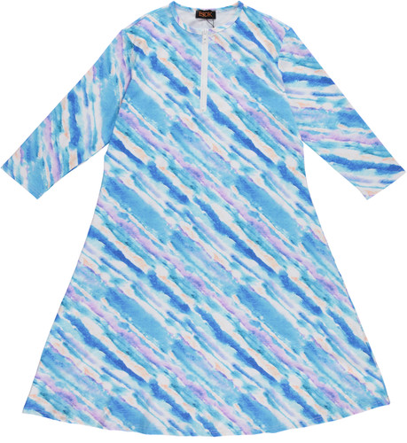 Women Oceanic Blue Swim Dress