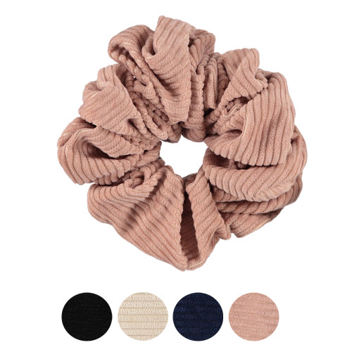 Girls Mega Ribbed Fashion Scrunchy 