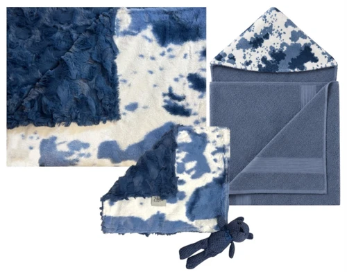Delore Baby Luxe Cuddle Tuscany Jean/Calf Blue Set