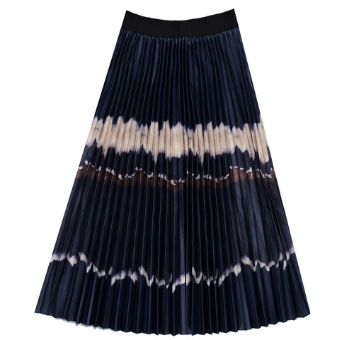 Women's Filo Pattern Pleated Skirt
