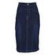BGDK Ladies Ribbed Panel Skirt - Navy BK1610A main image 0