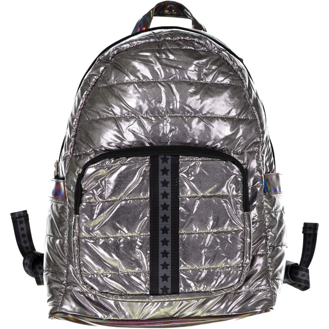 Top Trenz Black Stars Backpack Double Header USA