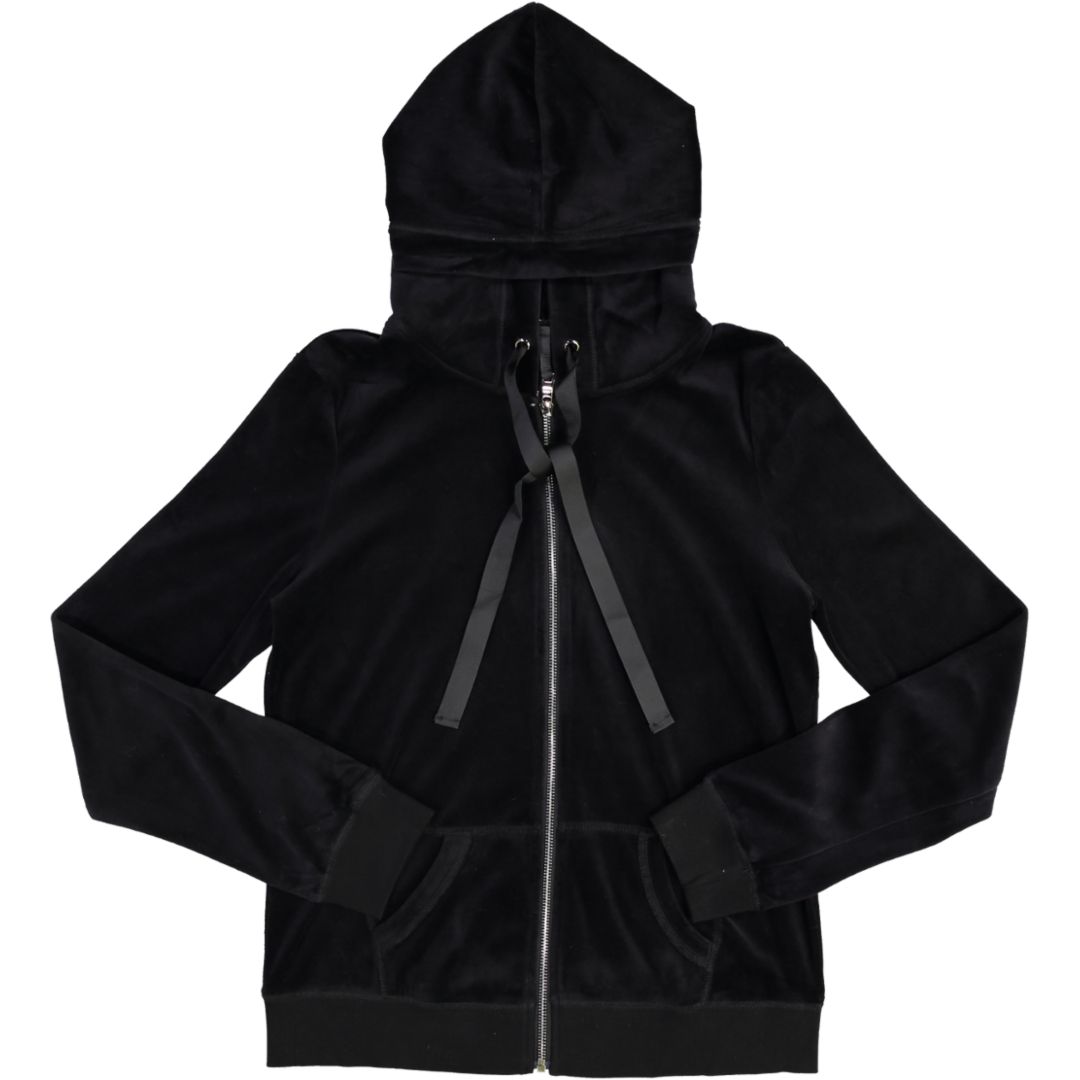 Womens Velour Hoodie - Double Header USA
