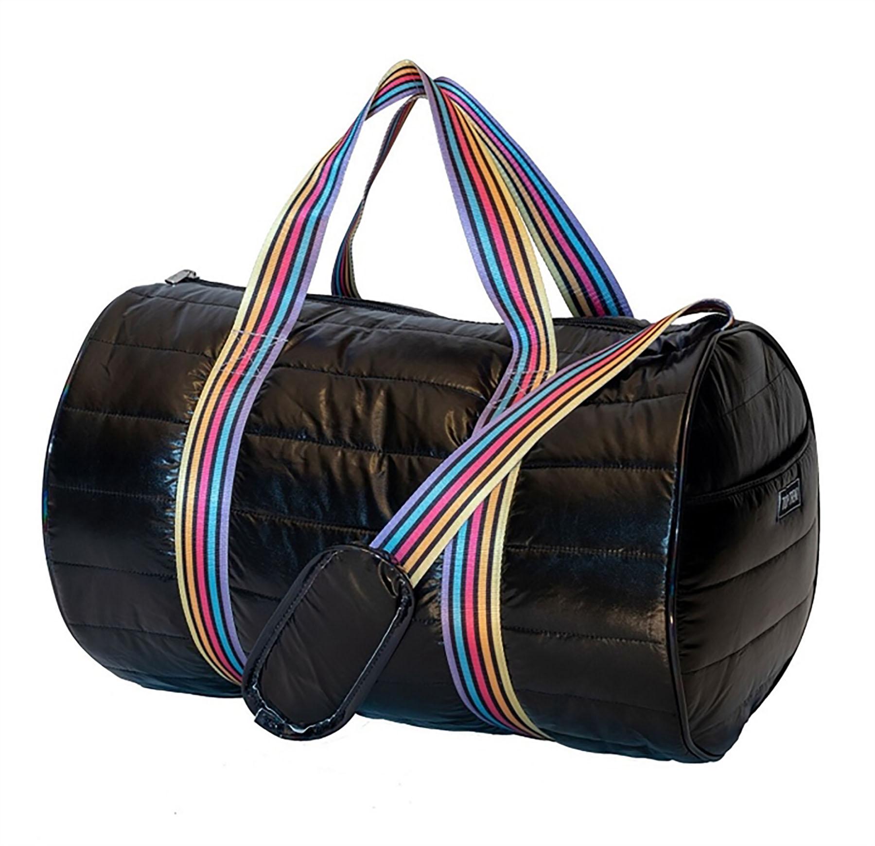 Top Trenz Puffer Duffle Bag with Ava Strap DUFPUFFRBAVA RAINBOW