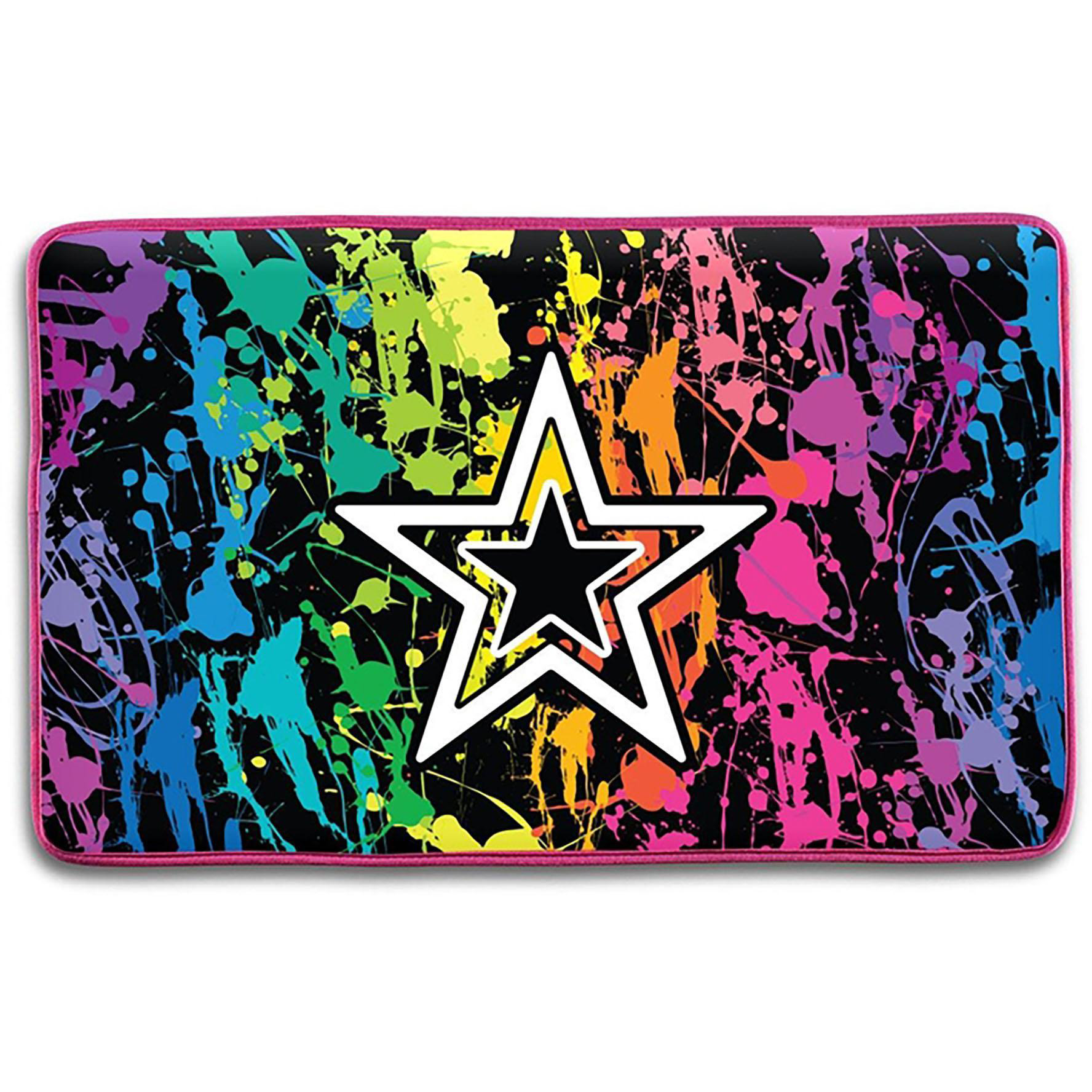 Top Trenz Splatter Star Floor Mat FM8SPLAT Double Header USA