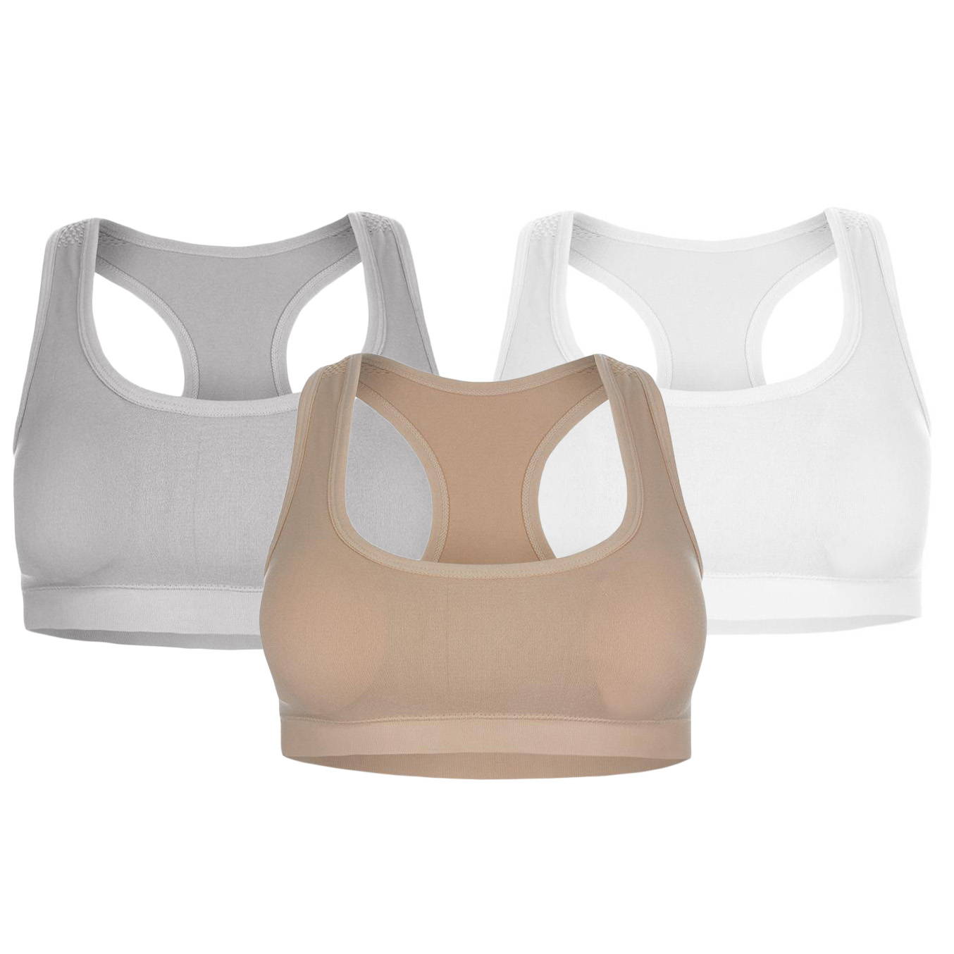 Racerback Sports Training Bra 2 Pack - Double Header USA