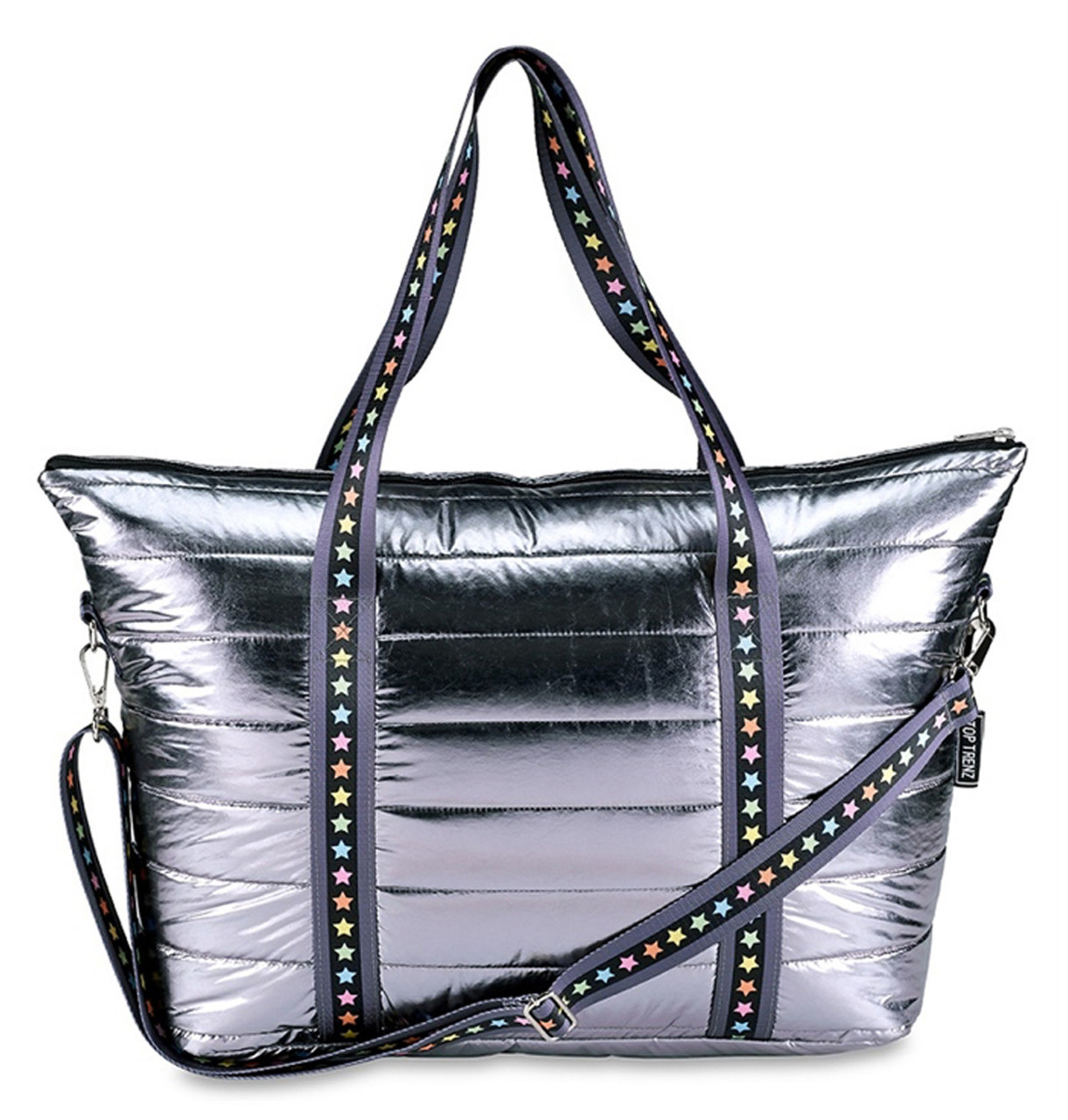 Top Trenz Puffer Tote Bags Double Header USA