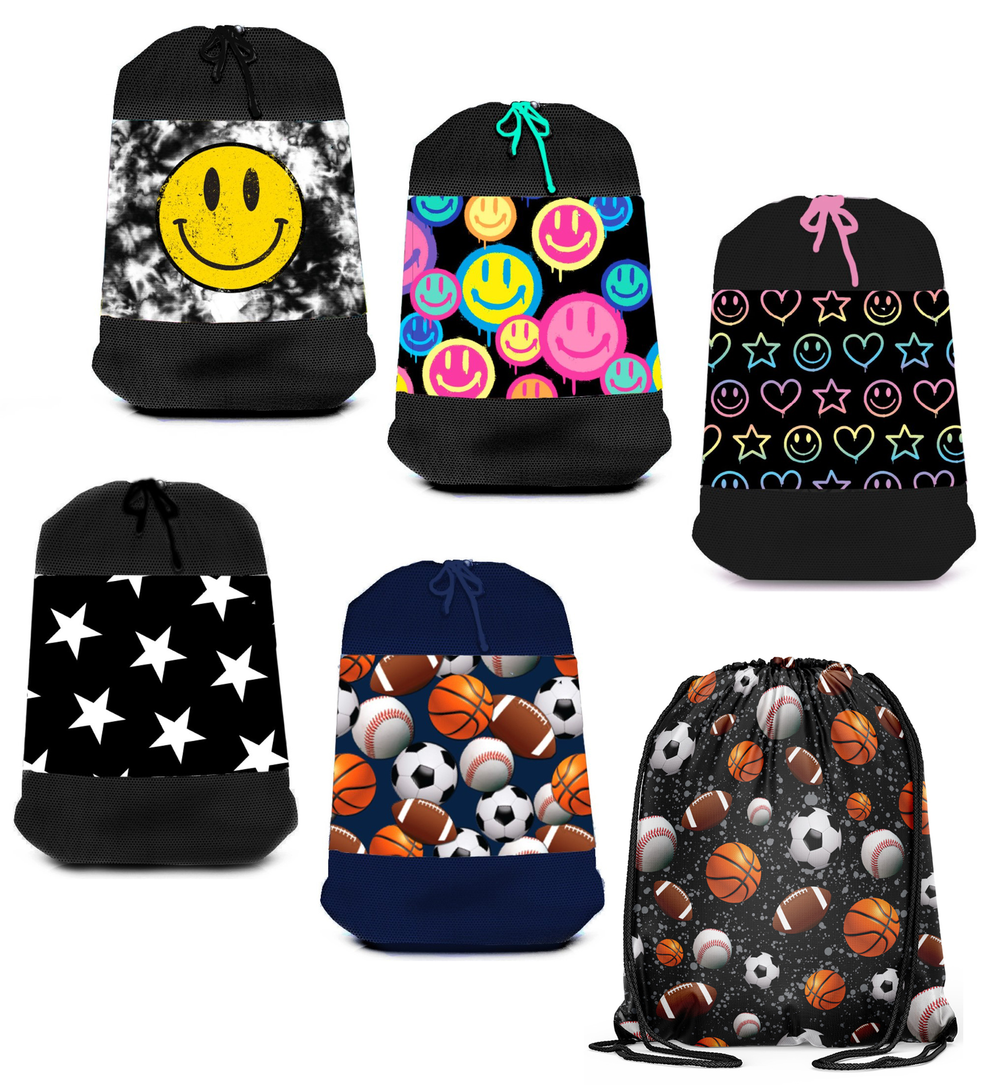 Top Trenz Laundry Bag Double Header USA