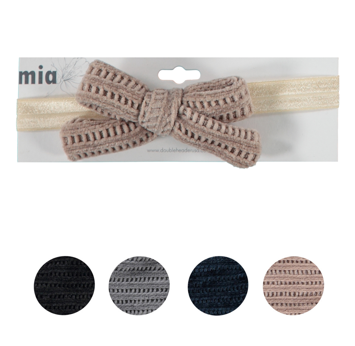 Baby Soft Waffle Weave Headband Double Header USA