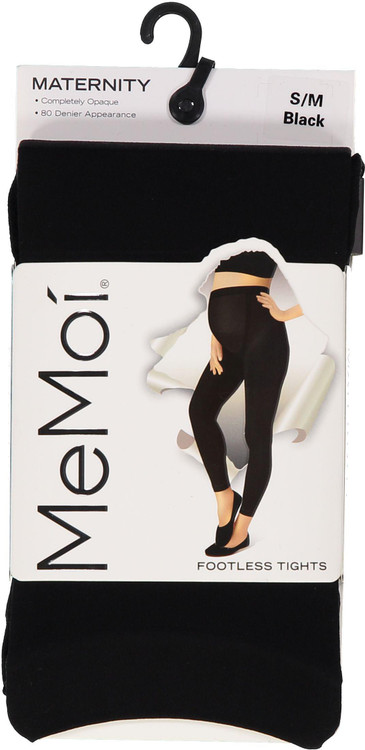 Memoi Womens Maternity Complete Opaque Footless Tights - MA-343