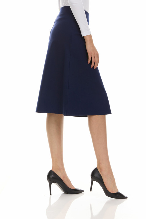 【EEUN】Vane Line Skirt Levi's Denim Paneled Midi Skirt – La Garçonne