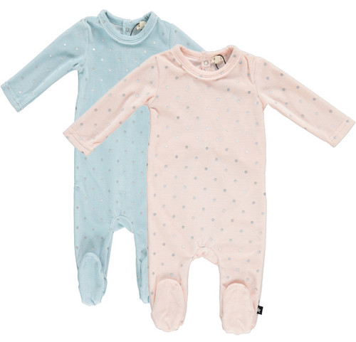 Velour Onesie with Bonnet main image 1