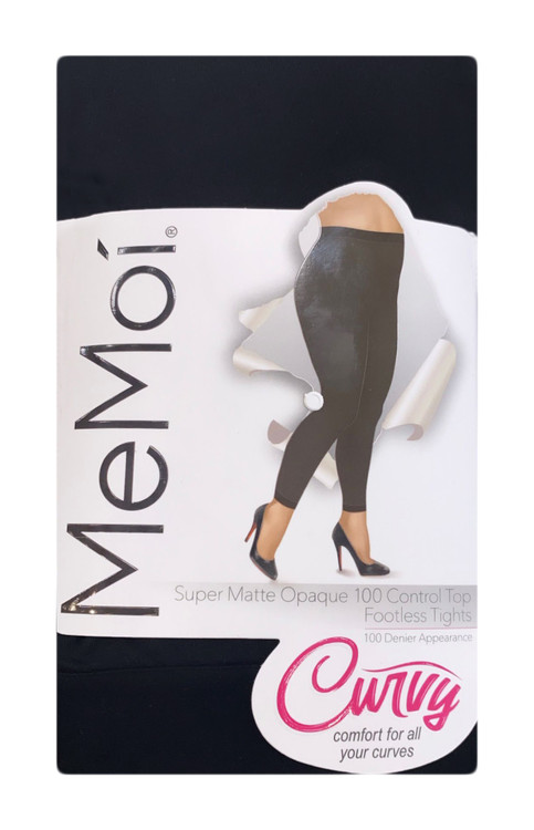 Memoi Super 100 Denier Opaque Footless Tights MO-344 – From Head To Hose