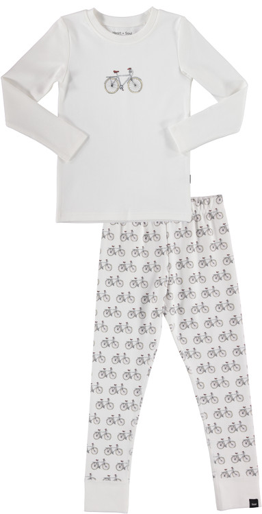 Boys L/S Bicycle Pajamas - Double Header USA